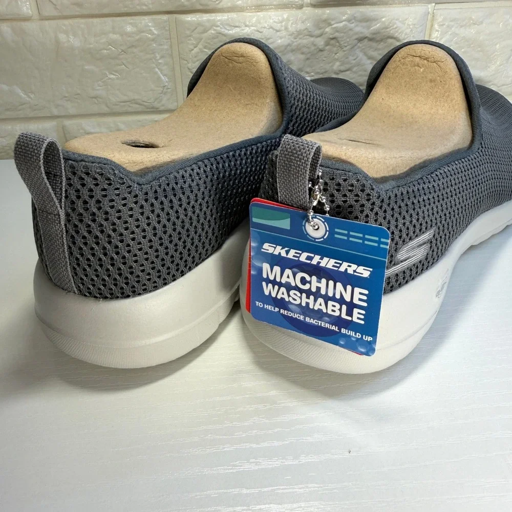 Skechers GOwalk Joy Womens 9.5 Wide Charcoal New Walking Shoes 15600W